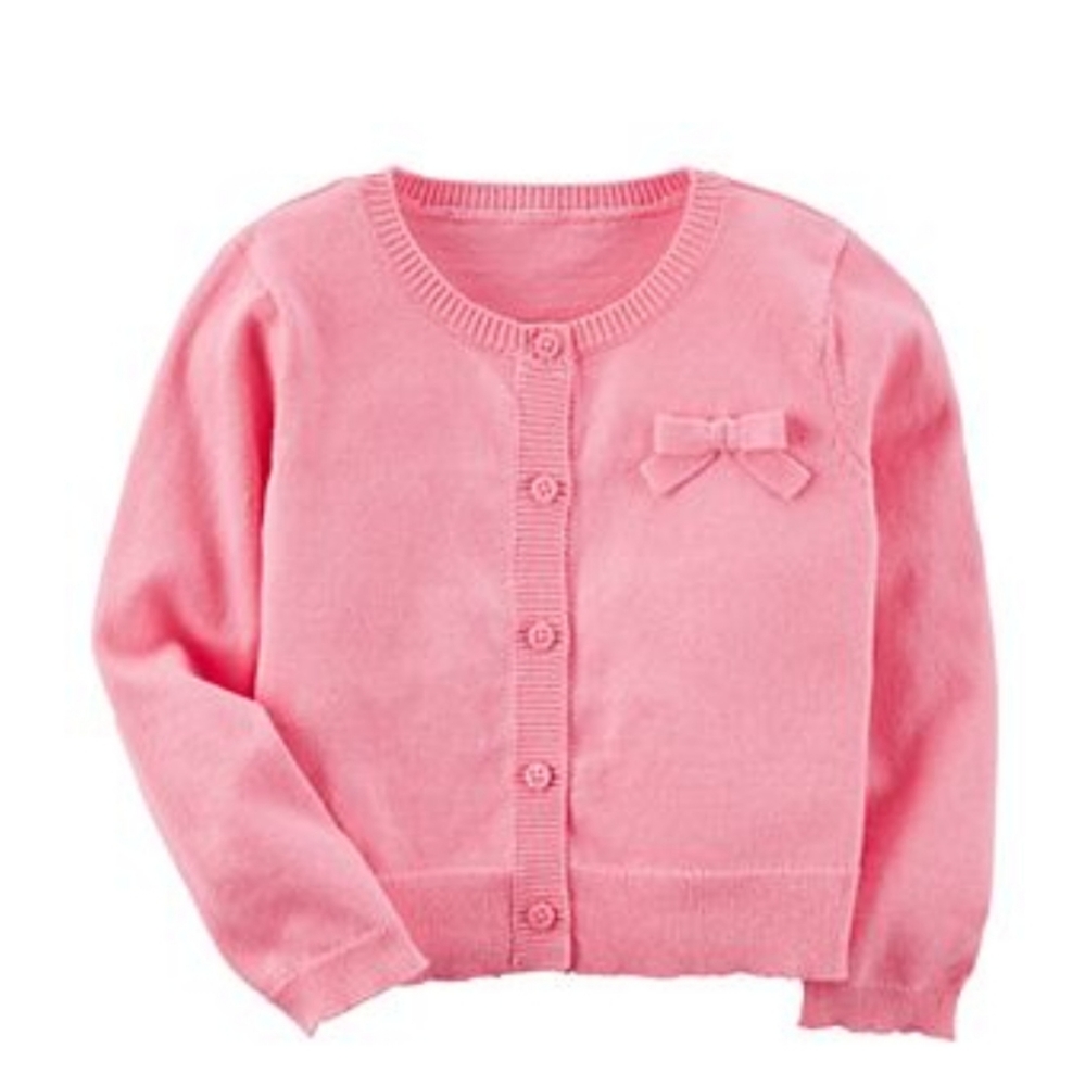 Carter's pink cardigan